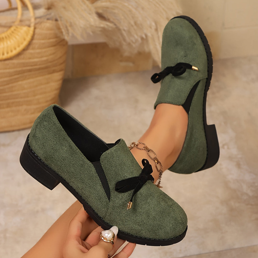 MIRELLA | ELEGANCKIE CZARNE MOKASYNY