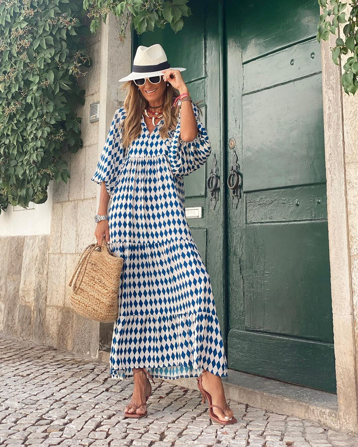 MAGDALENA | Boho Maxi Sukienka
