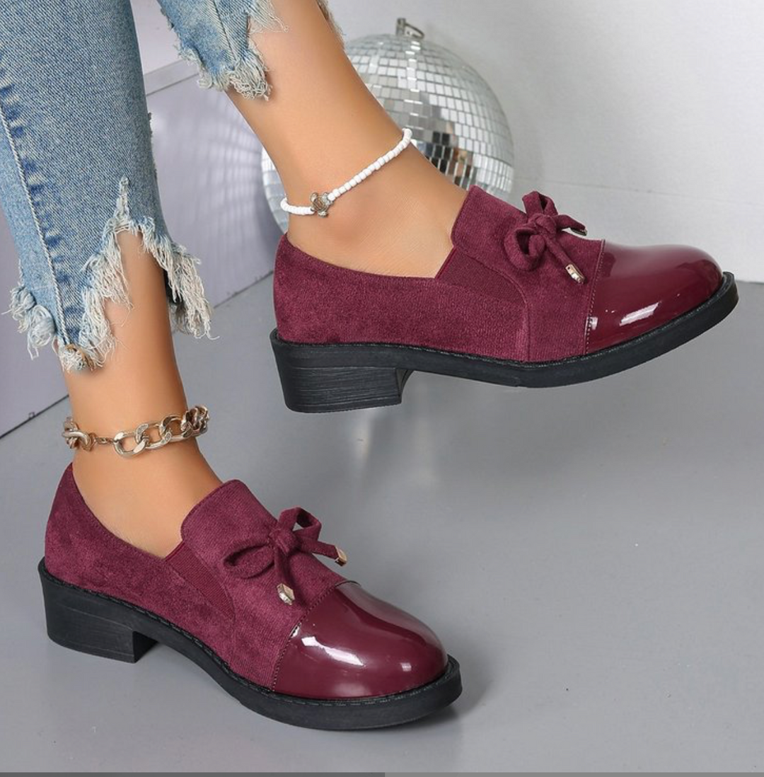 MIRELLA | ELEGANCKIE CZARNE MOKASYNY