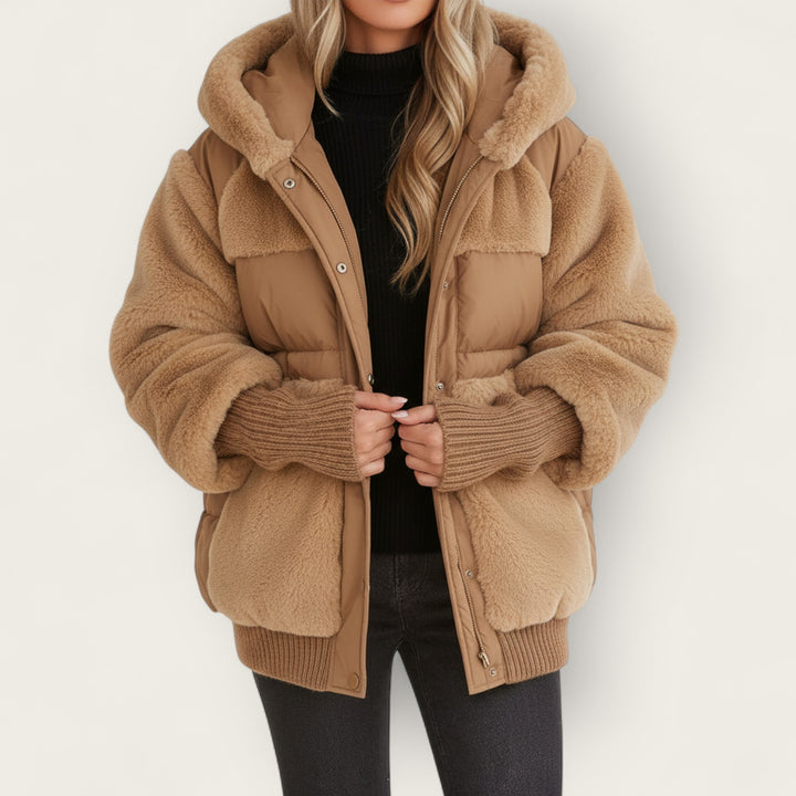 LENA | Puchowa kurtka z kapturem Premium