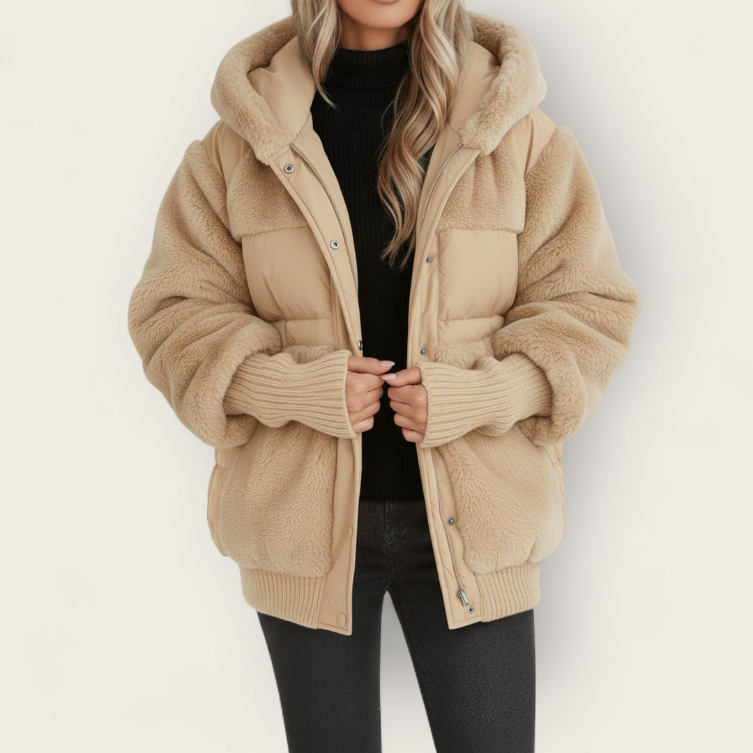 LENA | Puchowa kurtka z kapturem Premium