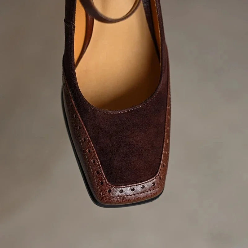 RENATA | RETRO CZÓŁENKA Z PASKIEM